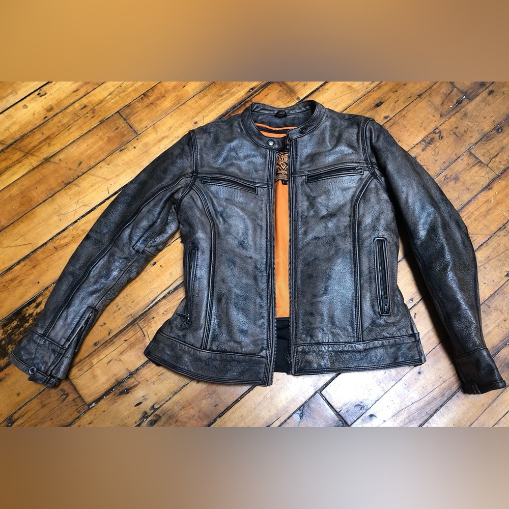 Milwaukee Leather Vented Motorcycle Jacket, MLM1550, excellent condition